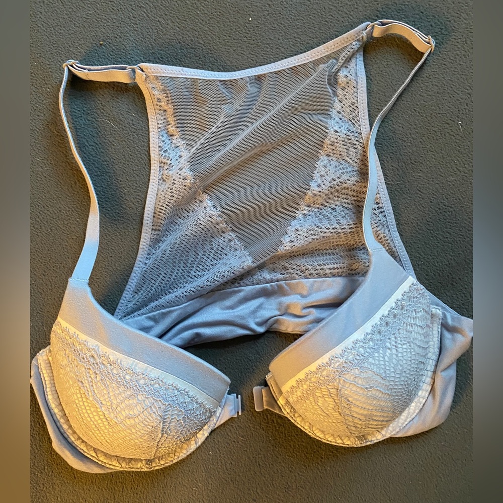 Light Blue Lacy Victoria Secret Bra